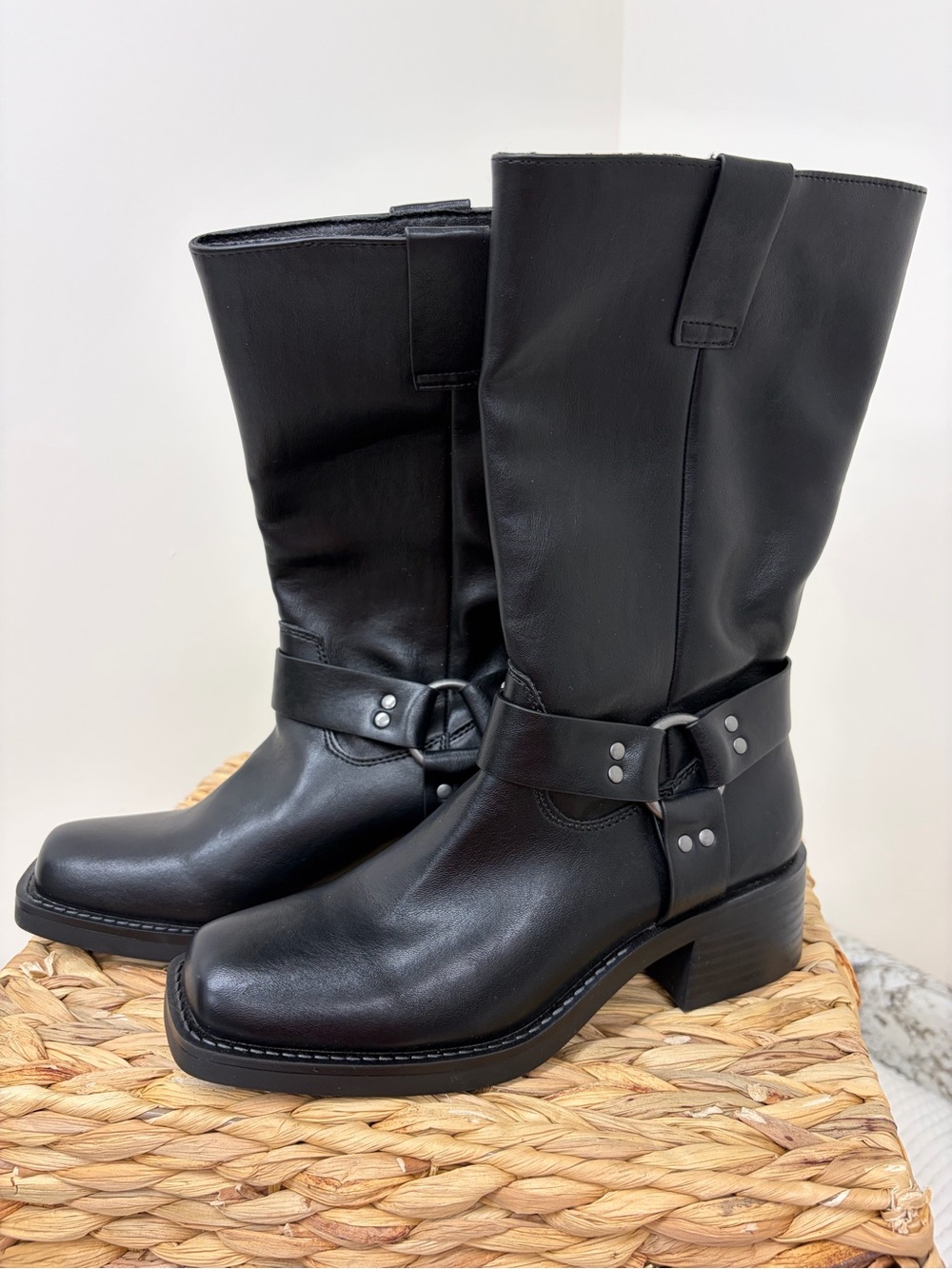 Coconuts by Matisse Black Mid-Calf Harness Boots